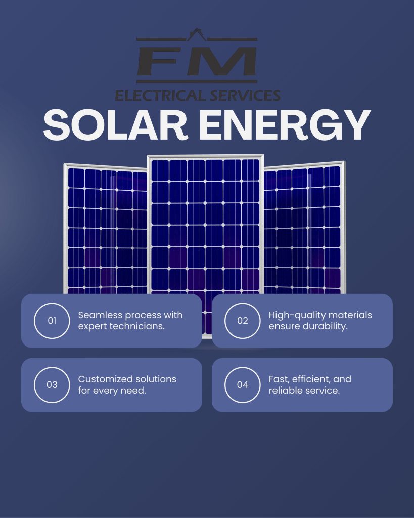 Blue Professional Modern Solar Energy Installation Services Campaign Instagram Post