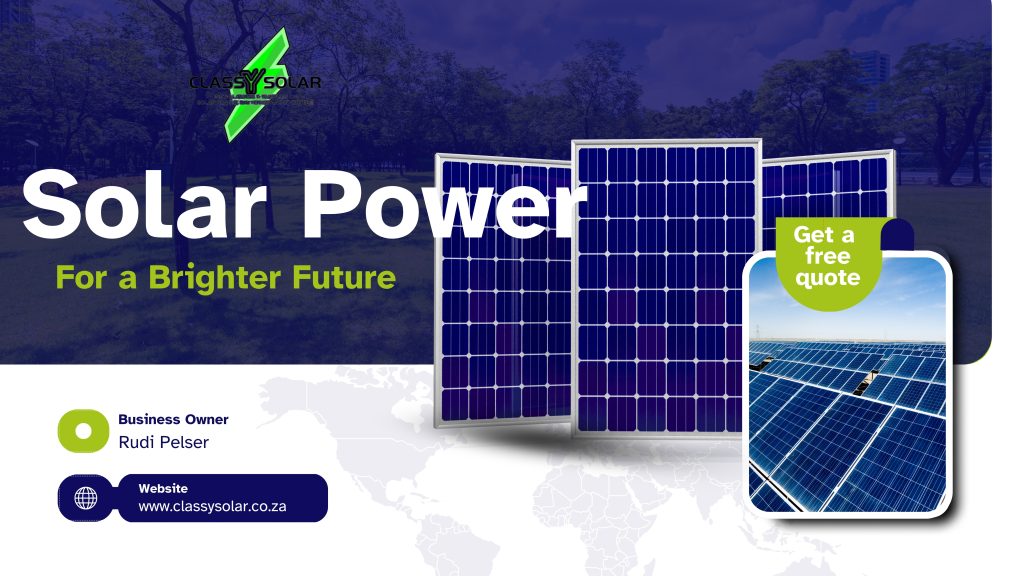 Navy and Orange Modern Solar Energy Presentation